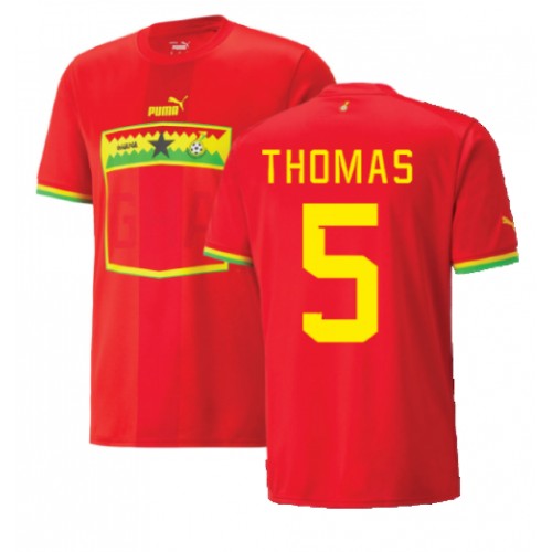 Ghana Thomas Partey #5 Bortedrakt VM 2022 Kortermet Ghana Thomas Partey #5 Bortedrakt VM 2022 Kortermet